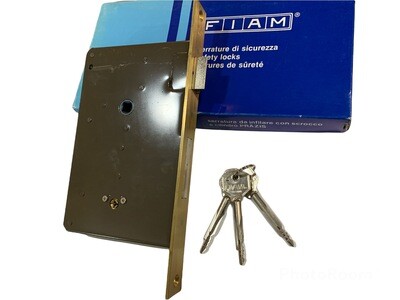 SERRATURA FIAM 1320K – INFILARE per porta – CHIAVE A CROCE