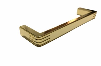 MANIGLIA per Mobile interasse mm. 96 OTTONE LUCIDO