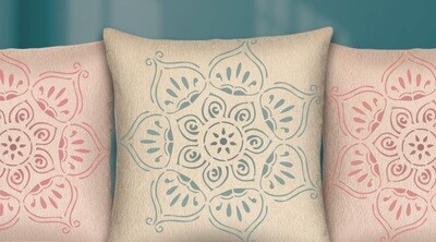 STENCIL HOME DECOR ROSONE MANDALA – Misura Disegno diametro cm. 28