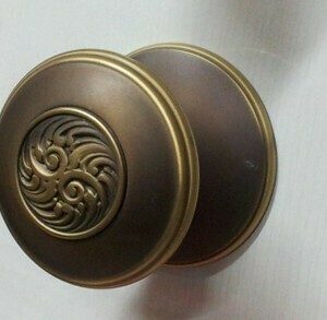 POMOLO FISSO Mandelli centroporta Diametro mm.72 BRUNITO OPACO