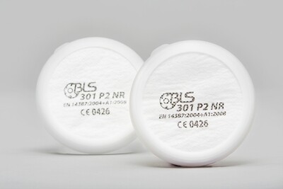 SEMIMASCHERA BLS 4100 NEXT – Protezione A2P2 NR – con connessione a baionetta
