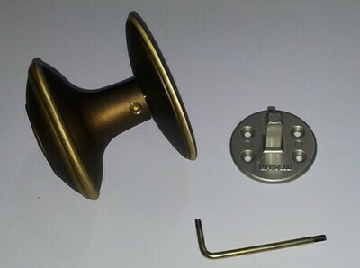 POMOLO FISSO Mandelli centroporta Diametro mm.72 BRUNITO OPACO