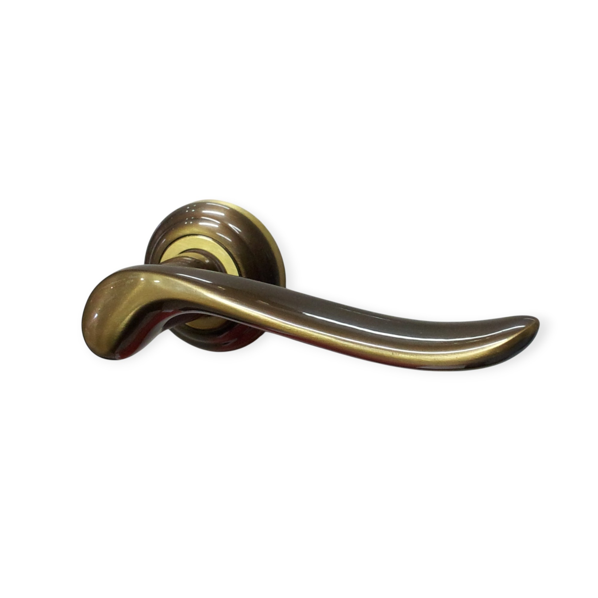 Maniglia MANDELLI  Rondò art. 691 per porta Brunito Antichizzato