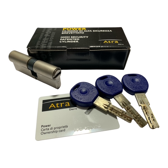 Cilindro Power Atra-DIERRE con 3 chiavi sigillate