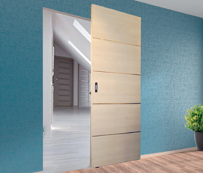 Guida Invisibile SLIDING mod. Airone per Porta Scorrevole a parete