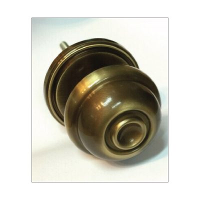 POMOLO Fisso Tiraporta – Mandelli – Diametro 60 mm. BRONZATO – base diametro mm. 68