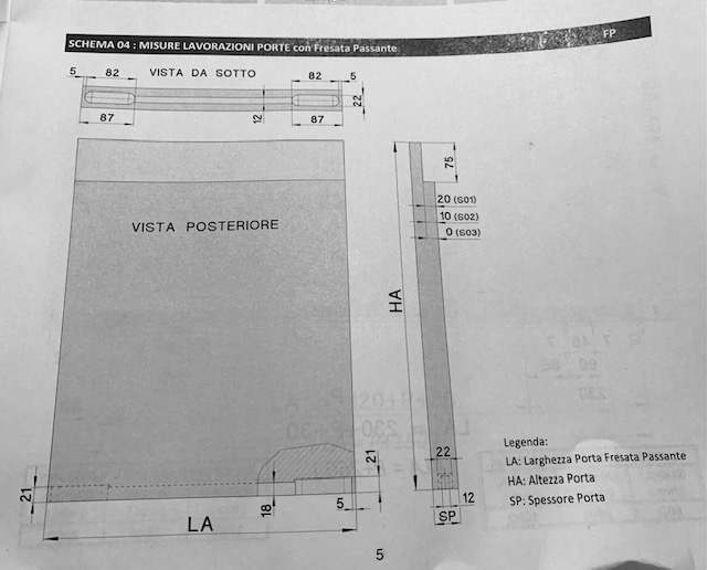 Guida Invisibile SLIDING mod. Airone per Porta Scorrevole a parete