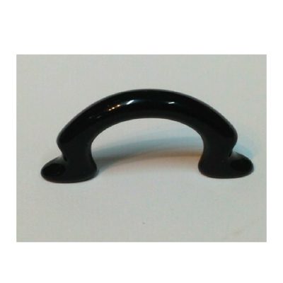 MANIGLIA VALLI e COLOMBO per MOBILE INTERASSE MM.32 – OTTONE LACCATA NERA